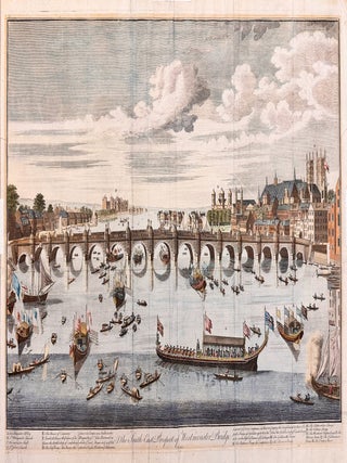 1469 The South East Prospect of Westminster Bridge. Benjamin Cole, called Canaletto after...