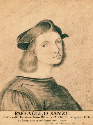 148 Portrait of Raffaello. 18th century Italian School