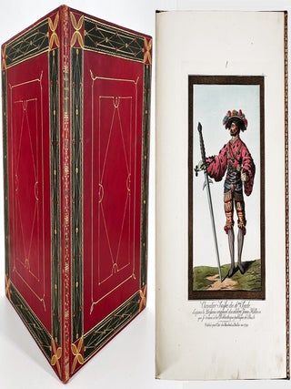 1485 Recueil de XII costumes suisses civils et militaires, hommes et femmes, du seizième...