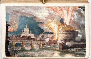 1486 Un an à Rome et dans ses environs; Recueil de dessins lithographiés, représentant les...