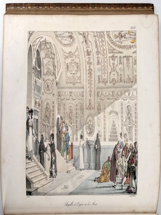 Un an à Rome et dans ses environs; Recueil de dessins lithographiés, représentant les costumes, les usages et le cérémonies civiles et religieuses des états romains, et généralement tout ce qu'on y voit de remarquable pendant le cours d'une année.