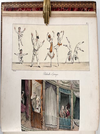 Un an à Rome et dans ses environs; Recueil de dessins lithographiés, représentant les costumes, les usages et le cérémonies civiles et religieuses des états romains, et généralement tout ce qu'on y voit de remarquable pendant le cours d'une année.