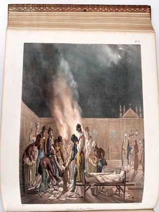 Un an à Rome et dans ses environs; Recueil de dessins lithographiés, représentant les costumes, les usages et le cérémonies civiles et religieuses des états romains, et généralement tout ce qu'on y voit de remarquable pendant le cours d'une année.