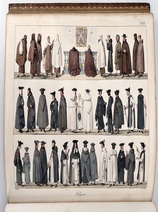 Un an à Rome et dans ses environs; Recueil de dessins lithographiés, représentant les costumes, les usages et le cérémonies civiles et religieuses des états romains, et généralement tout ce qu'on y voit de remarquable pendant le cours d'une année.