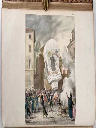 Un an à Rome et dans ses environs; Recueil de dessins lithographiés, représentant les costumes, les usages et le cérémonies civiles et religieuses des états romains, et généralement tout ce qu'on y voit de remarquable pendant le cours d'une année.