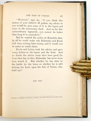 Island Nights' Entertainments; consisting of The Beach of Falesá, The Bottle Imp, The Isle of Voices