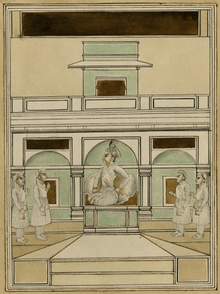 1531 Geometric Palace Interior. 20th century Mughal School