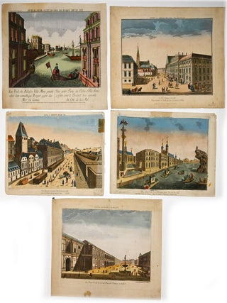 1547 "Une Autre Partie du Palais Villa Mene a Gene", + four others. Jean Benoit Winckler