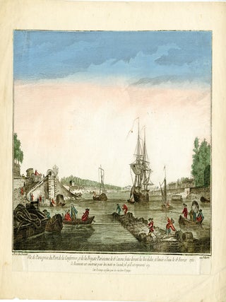 Four 18th Century Optical views of Paris etc.