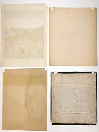 Four 18th Century Optical views of Paris etc.