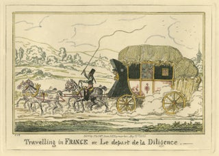 157 Travelling in France or, Le depart de la Diligence. George Cruikshank