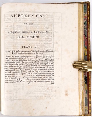 The Regal and Ecclesiastical Antiquities of England; From Edward the Confessor to Henry the Eighth; Together with Many of the Great Persons that were eminent under their several Reigns; on Sixty Copper Plates, Engraved by the Author. The Whole Carefully Collected from Ancient Illuminated Manuscripts | A new edition, to which is now added a supplement, containing 12 plates.