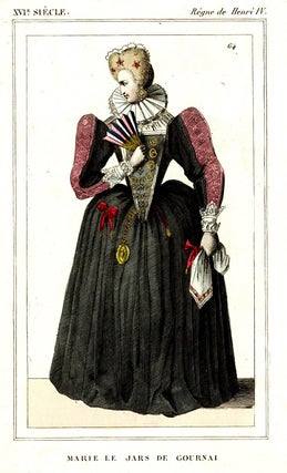 Group of 13 hand-colored English and Continental fashion plates and costume designs.