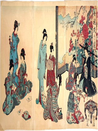 1626 (Untitled), from the series Pictures of ladies' etiquette. Toyohara Chikanobu, Yōshū
