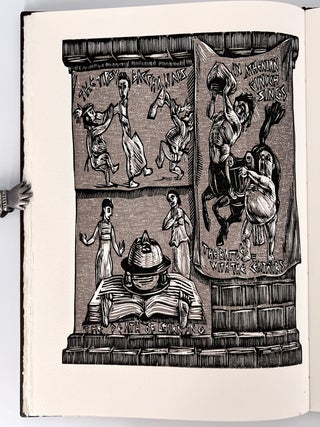 Pyramus & Thisbe; distilled from the pages of A Midsummer Night's Dream, woodcuts by Chris Nurse