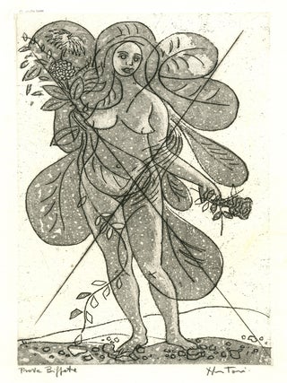Leaves of Love-Orange Lady (plus a signed and inscribed trial proof of the same image in black ink after cancellation); Two Prints