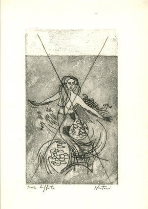 Leaves of Love- Orange Lady (plus a signed and numbered trial proof after cancellation of Mermaid); Two proof prints.