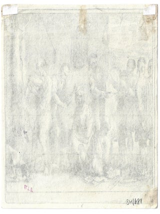 Galley slaves preparing a meal