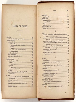 The Proceedings in the Probate Courts (of Massachusetts); including the probate of wills; appointment of administrators, guardians, and trustees; allowances; sale of real and personal estate; settlement of accounts; distribution of estates; assignment of dower, with table showing the present value of estates in dower; partition of lands, &c., &c., &c. With an appendix of practical forms, designed for the use of executors and others having business in the probate courts
