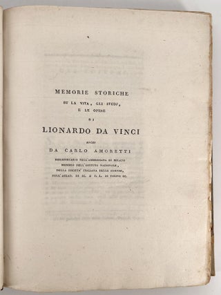 Trattato della Pittura di Lionardo da Vinci (Treatise on Painting by Leonardo da Vinci)