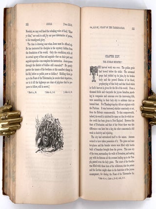 Jesus of Nazareth; His life and Teachings; Founded on the Four Gospels, and illustrated by reference to the manner, customs, religious beliefs, and political institutions of his times. With designs by Doré, De Laroche, Fenn, and others.