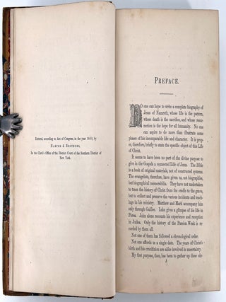 Jesus of Nazareth; His life and Teachings; Founded on the Four Gospels, and illustrated by reference to the manner, customs, religious beliefs, and political institutions of his times. With designs by Doré, De Laroche, Fenn, and others.