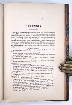 Jesus of Nazareth; His life and Teachings; Founded on the Four Gospels, and illustrated by reference to the manner, customs, religious beliefs, and political institutions of his times. With designs by Doré, De Laroche, Fenn, and others.