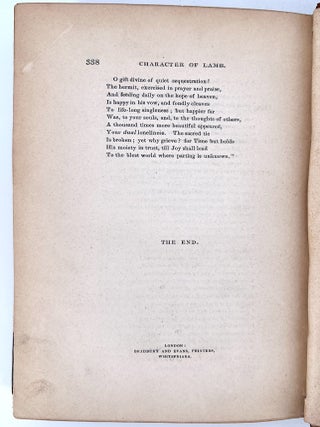 The Letters of Charles Lamb, with a Sketch of His Life