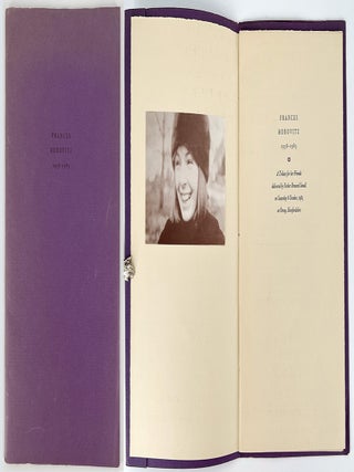 1791 Frances Horovitz, 1938 – 1983; A Tribute for Her Friends Delivered by Father Brocard...