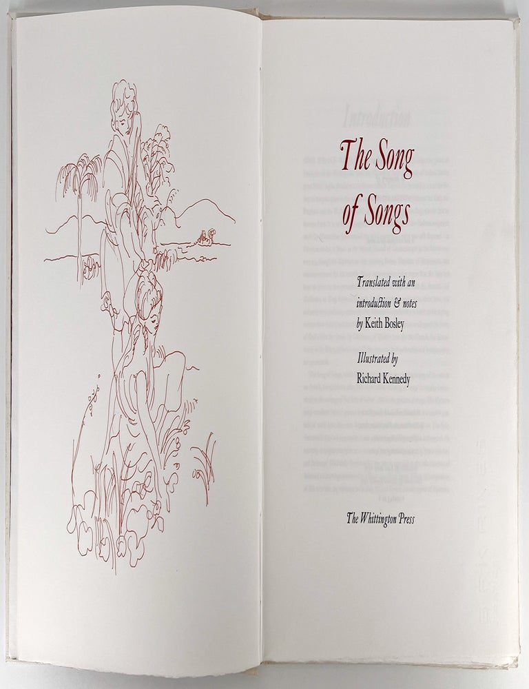 1807 The Song of Songs. Keith Whittington Press / Bosely, Richard Kennedy.