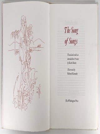 1807 The Song of Songs. Keith Whittington Press / Bosely, Richard Kennedy