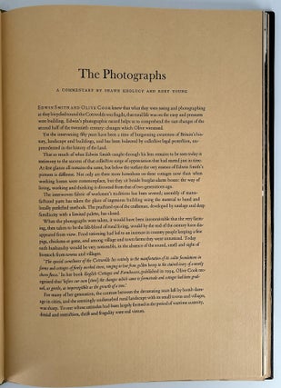 A View of the Cotswolds; with Essays by Shawn Kholucy, Ian Mackenzie-Kerr, Alan Powers, George Ramsden, Edwin Smith, Veronica Watts, and Rory Young