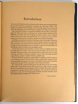 A View of the Cotswolds; with Essays by Shawn Kholucy, Ian Mackenzie-Kerr, Alan Powers, George Ramsden, Edwin Smith, Veronica Watts, and Rory Young