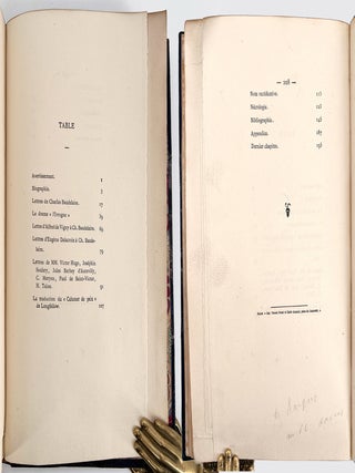 Charles Baudelaire: Souvenirs, Correspondances, Bibliographie, suivie de pièces inédites