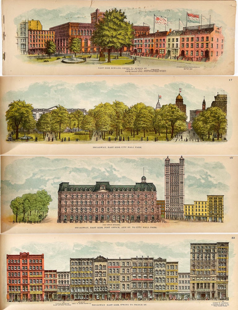 1827 A Pictorial Description of Broadway. The Mail and Express.