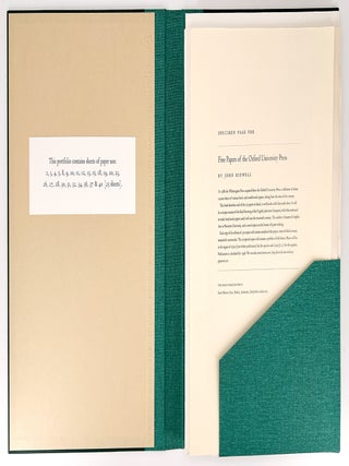 Fine Papers of the Oxford University Press