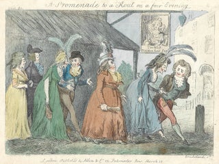 1888 A Promenade to a Rout on a fair Evening. Isaak Cruickshank