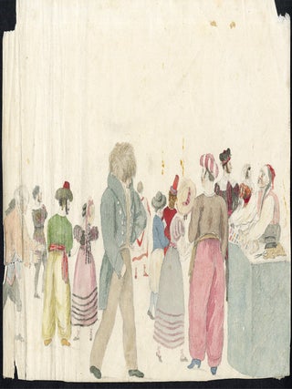 1893 A tailor fitting exotic and historical costumes. 19th century English School, circle of...