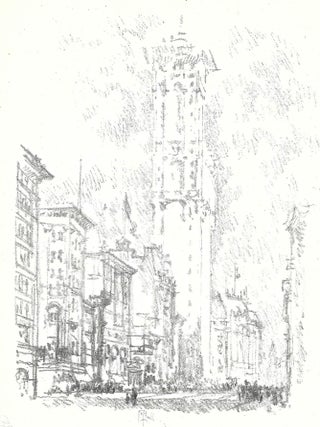 1903 The Times Building. Joseph Pennell