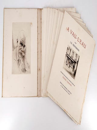 1935 A vau-l'eau. Edgar Chahine, Joris-Karl Huysmans, author