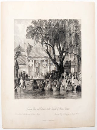 Landing Place and Entrance to the Temple, Honan, Canton