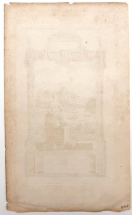 Amida, a Deity of Japan; One plate from A new and complete collection of voyages and travels containing all that have been remarkable from the earliest period to the present time Volume 1.