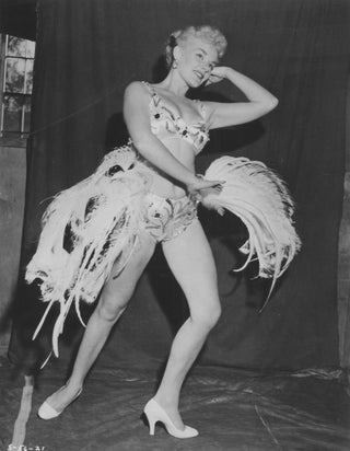 2 Photograph of Exotic Circus Dancer. Photographer Unknown