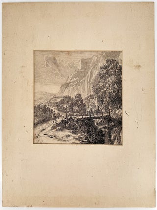 The Wooden Bridge at Sulmona, near Tivoli; Plate 6 from Landscapes of the Environs of Rome