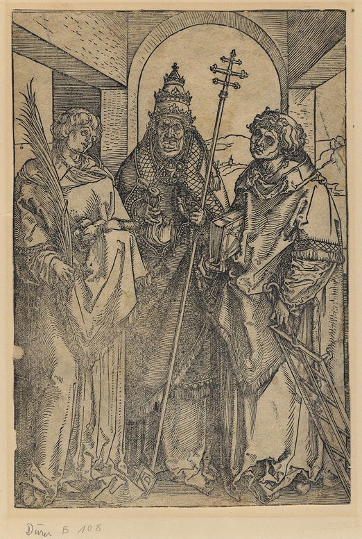206 Saints Stephen, Sixtus, and Laurentius. Albrecht Dürer.
