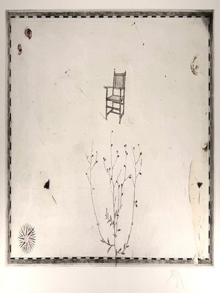2088 Chair, Tree, Compass and Female Nude. Donald Saff