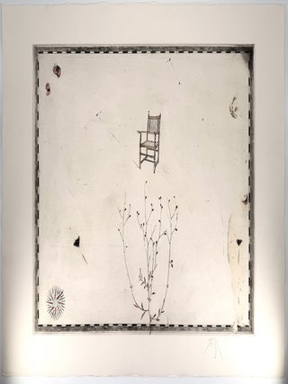 Chair, Tree, Compass and Female Nude