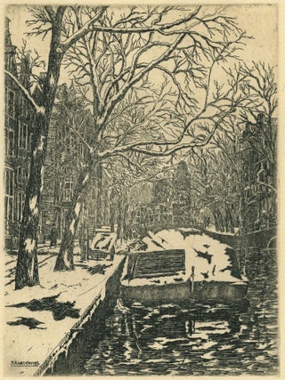 211 Reguliersracht during winter, Amsterdam. Peter Aandewiel