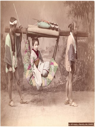 2117 Japan – Kago, (Travelling Chair). Original Photograph / Photographer Unattributed
