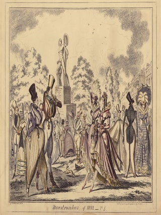 213 Monstrosities of 1822; Plate 5. George Cruikshank
